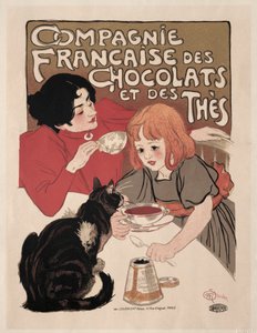 Compagnie Française des Chocolats et des Thés von Théophile Alexandre Steinlen