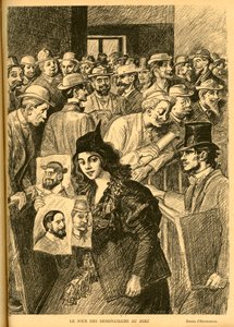 Illustration von Heidbrinck (1852-1914) in Le Rire von Théophile Alexandre Steinlen