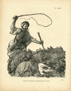 Illustration von Steinlen (1859-1923) in Die Wildente von Théophile Alexandre Steinlen