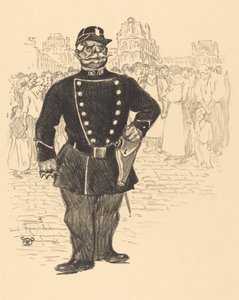 Frieden auf den Straßen, spätes 19. bis frühes 20. Jahrhundert von Théophile Alexandre Steinlen