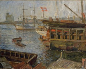 Von Nyland, Oslo Hafen von Thorolf Holmboe