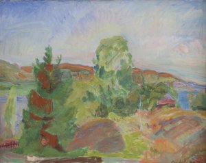 Mittsommer. Landschaft