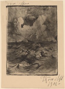 Sturm auf See von Thorvald Simeon Niss