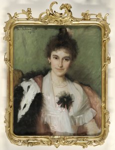 Amelia Eliza van Leeuwen (1862-1923). Ehefrau von Christiaan Bernard Tilanus, Chirurg und Orthopäde in Amsterdam