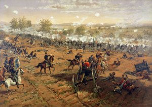 Schlacht von Gettysburg von Thure de (after) Thulstrup
