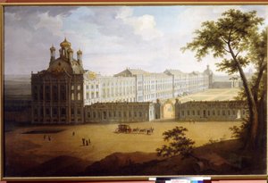 Der große Palast in Zarskoje Selo (Russland) von Timofei Alexeyevich Vasilyev