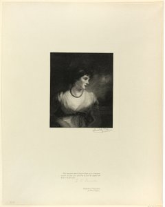 Gräfin von Oxford, aus Alte englische Meister von Timothy Cole