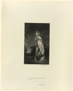 Lady Derby (Miss Farren), aus Old English Masters von Timothy Cole