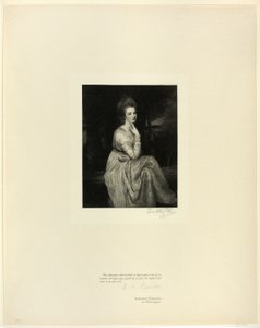 Lady Derby, aus Old English Masters von Timothy Cole