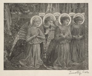 Alte italienische Meister: Gruppe von Engeln, 1888-1892 von Timothy Cole