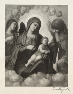 Alte italienische Meister: Madonna und Kind in Herrlichkeit