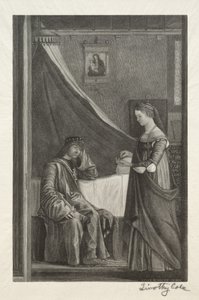 Alte italienische Meister: St. Ursula mit ihrem Vater, 1888-1892 von Timothy Cole