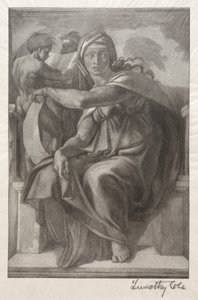 Alte italienische Meister: Die delphische Sibylle, 1890 von Timothy Cole