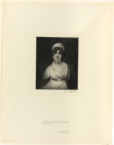 Porträt von Mrs. Siddons, aus Alte englische Meister von Timothy Cole