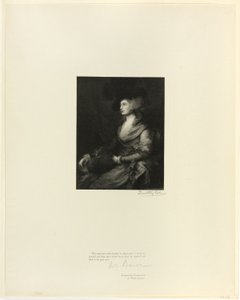 Porträt von Mrs. Siddons, aus Alte englische Meister von Timothy Cole