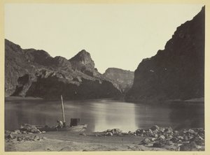 Black Canyon, Colorado River, von Camp 8, Blick nach oben von Timothy O