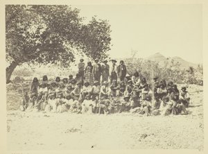Gruppe von Pah-Ute-Indianern, Nevada von Timothy O