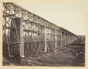High Bridge überquert den Appomattox, in der Nähe von Farmville von Timothy O