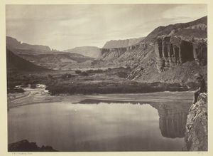 Blick über den Colorado River zum Mund des Paria Creek von Timothy O