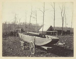 Pontoonboot, Brandy Station, Virginia von Timothy O