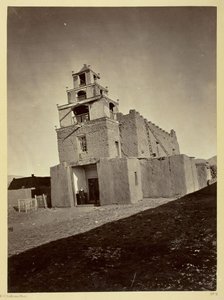 Die Kirche San Miguel, die älteste in Santa Fe, N.M. von Timothy O