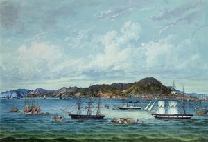 Ansicht von Hongkong, ca. 1860 von Tinqua