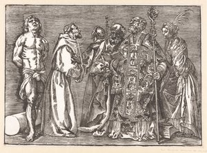 Sechs stehende Heilige von Titiaan