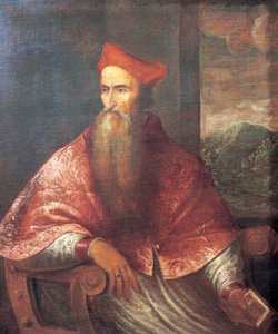 Porträt von Pietro Bembo von Titian (c.1488 1576)