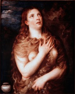 Maria Magdalena in Buße von Titian (c.1488 1576)