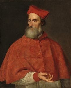 Porträt von Kardinal Pietro Bembo, ca. 1540 (Öl auf Leinwand) von Tiziano Vecelli