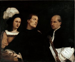 Das Konzert (oder Unterbrochenes Konzert) von Titian (c.1488 1576)