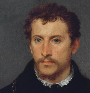 Der Engländer (Detail), 1540-5 von Tiziano Vecelli