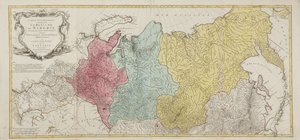 Karte des Russischen Reiches von Tobias Conrad Lotter