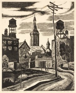 Kirche und Tanks