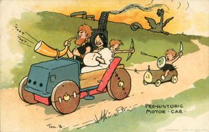 Prähistorisches Auto