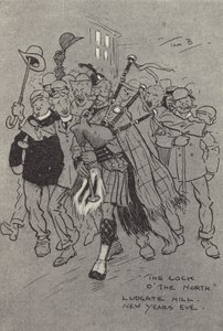 Der Hahn des Nordens, Ludgate Hill, Silvester