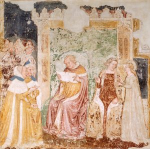 Gesandtschaft zum König der Bretagne (Detail) von Tomaso da (late 15th century) Modena