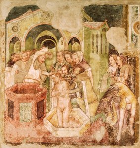 Legende von St. Ursula: Taufe des Prinzen von England von Tomaso da (late 15th century) Modena