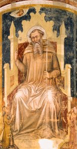 St. Romuald, Fresko in der Kirche San Nicolo, Treviso von Tomaso da (late 15th century) Modena