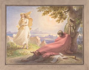 Tasso betrachtet die Schönheit, 1823