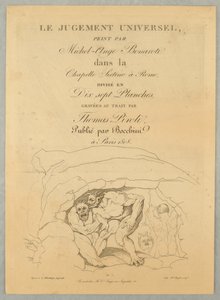 Titelseite, Le Jugement Universel von Tommaso Piroli