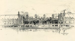 Die Pavillons für Gartenbau und Forstwirtschaft von Tony Grubhofer, 1900