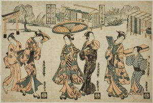Mädchen von Fukagawa - Ein Triptychon (Fukagawa musume sanpukutsui)