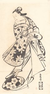 Kurtisane von Torii Kiyomasu I