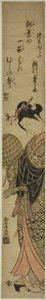 Der Schauspieler Segawa Kikunojo II als Nonne Seigen von Torii Kiyomitsu I