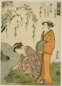 Der Dichter Sojo Henjo, aus der Serie „Sechs unsterbliche Dichter (Rokkasen)“ von Torii Kiyonaga