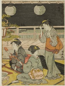 Der siebte Monat (Shichigatsu), aus der Serie "Zwölf Monate im Süden (Minami juni ko)" von Torii Kiyonaga