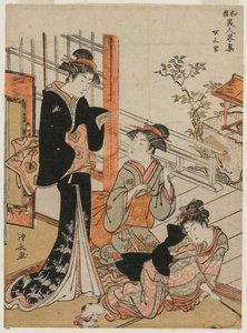 Drei Frauen aus der Serie Eine kurze Sammlung japanischer Schönheiten, 1781 von Torii Kiyonaga