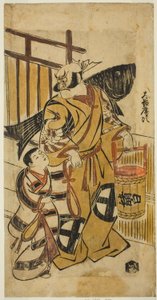 Der Schauspieler Otani Hiroji I als Asahina Saburo von Torii Kiyonobu I