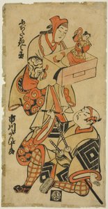 Die Schauspieler Fujita Hananojo und Ichikawa Danjuro II von Torii Kiyonobu I